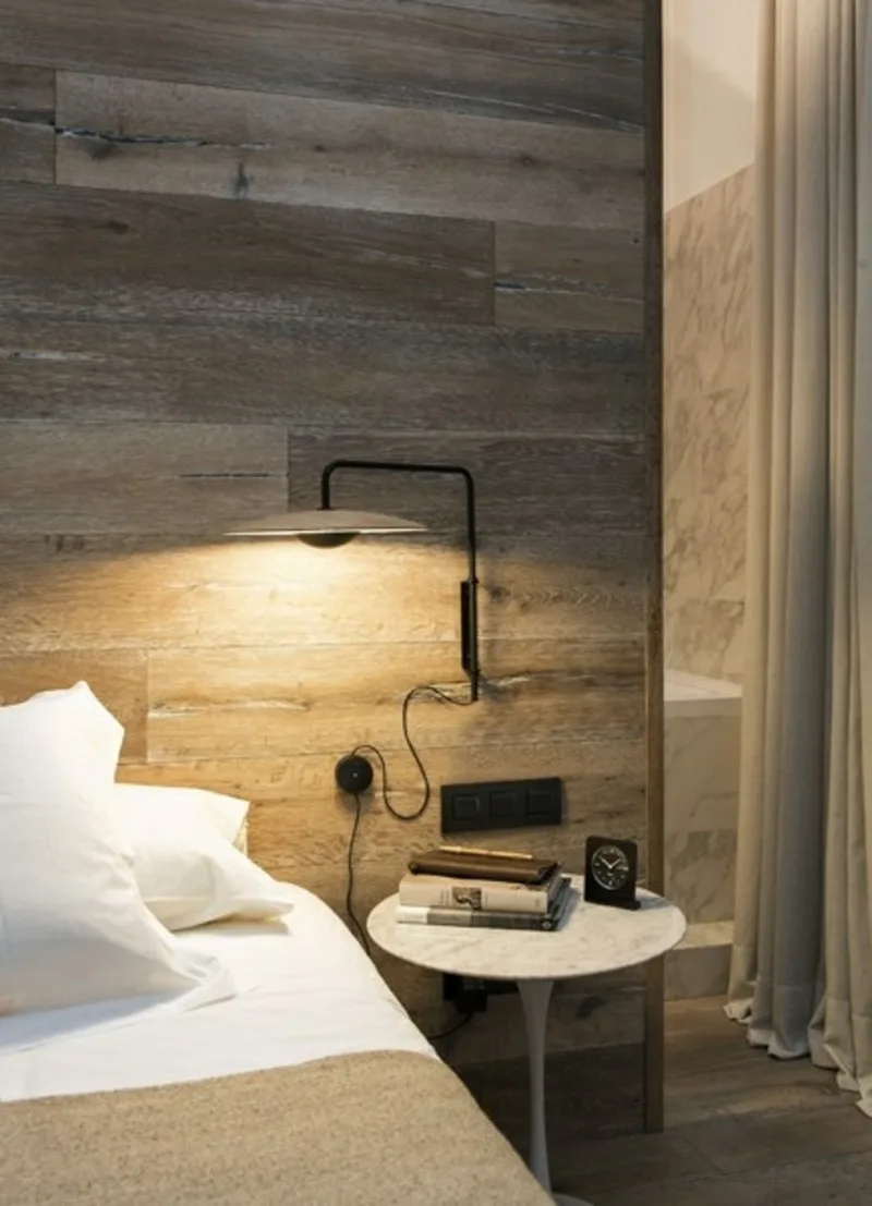 Ginger 20 A (On/Off) Wandlamp Hardwired Oak - Marset - Aluminium by Marset – product photo