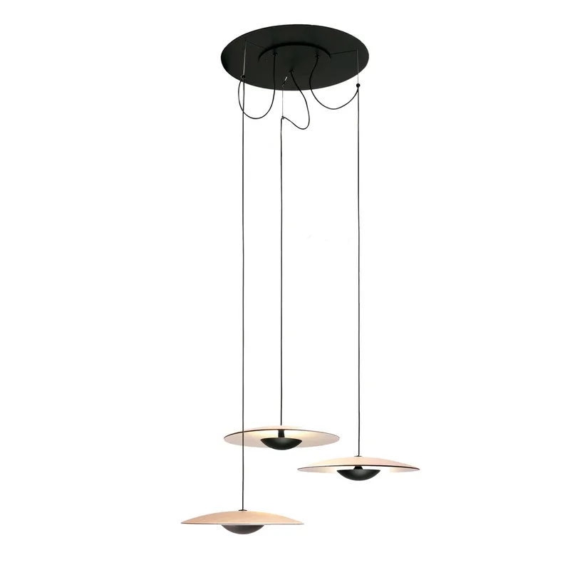 Ginger 20X3 Hanglamp Oak-White - Marset - Aluminium by Marset – product photo