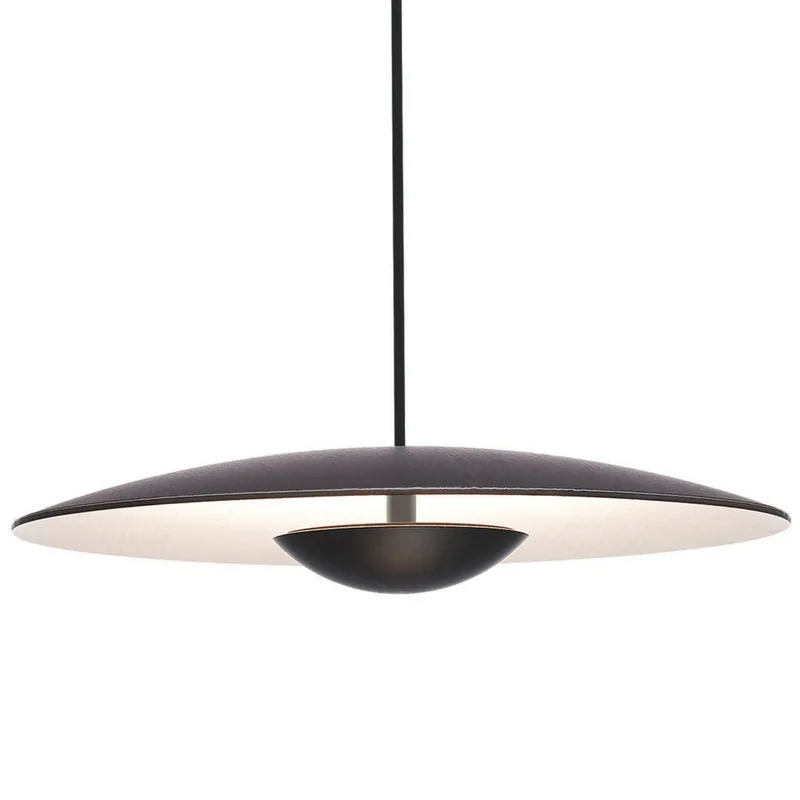 Ginger 60 Hanglamp Wenge - Marset - Eetkamer - Aluminium de Marset – photo du produit
