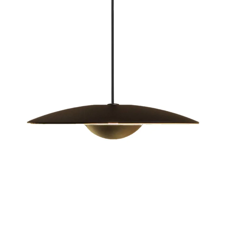 Ginger LED hanglamp Triac Ø20 cm wenge/wenge von Marset in Wengé, zwart – Produktfoto