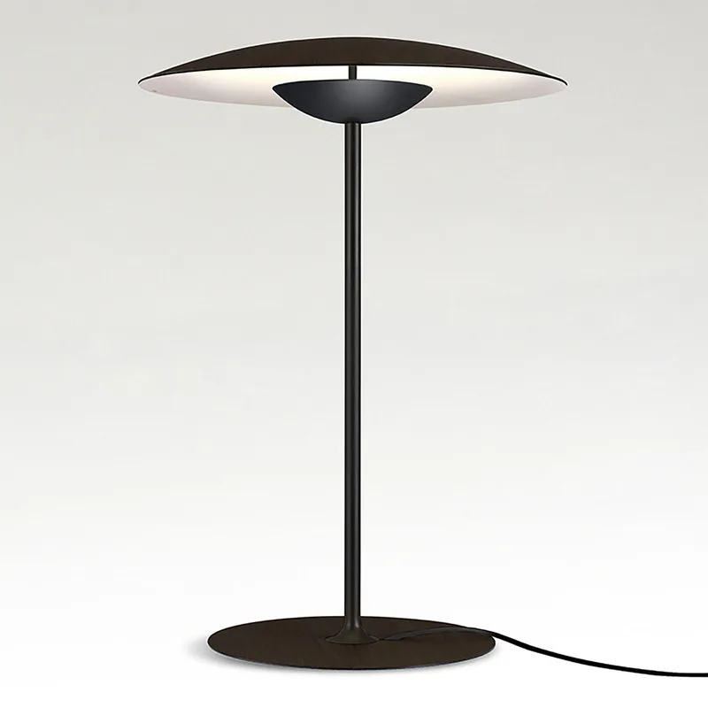 Ginger S Tafellamp Wenge - Marset - Woonkamer - Designer - Hout - Met lampenkap by Marset – product photo