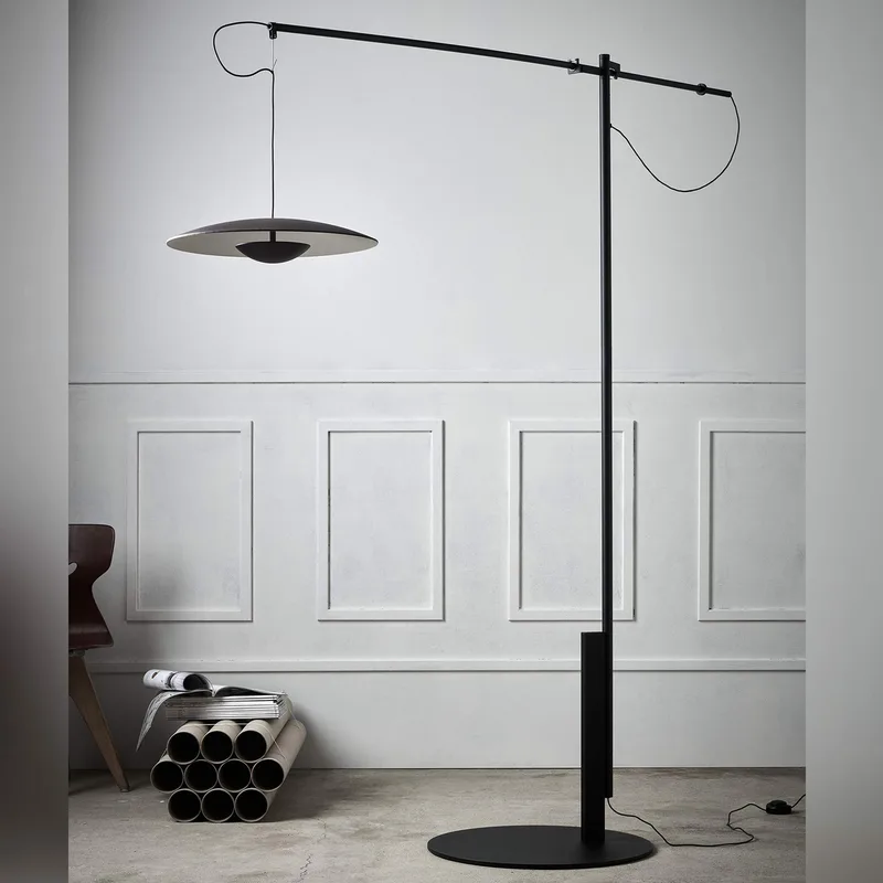 Ginger XL 42 VloerLamp Wenge - Marset - Woonkamer - Aluminium by Marset – product photo