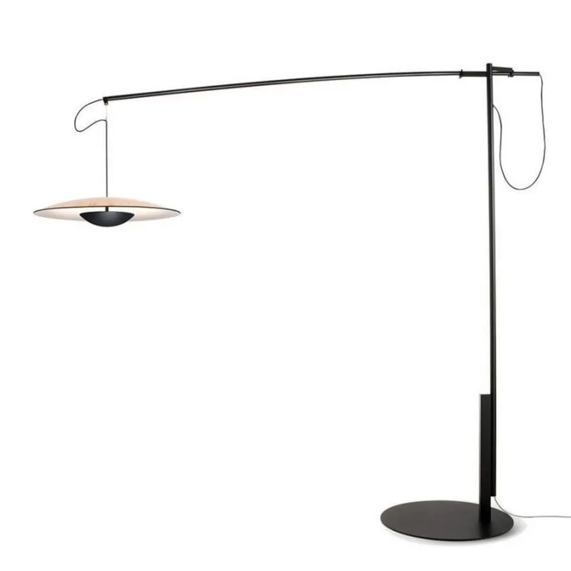 Ginger XXL 60 VloerLamp Oak - Marset - Woonkamer - Aluminium by Marset – product photo