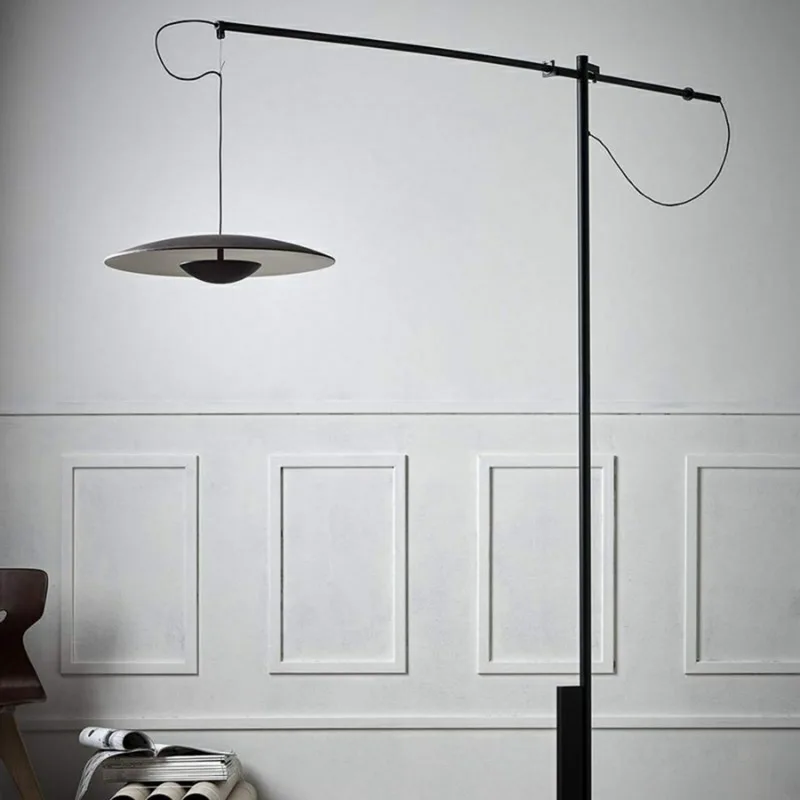 Ginger XXL 60 VloerLamp Wenge - Marset - Woonkamer - Aluminium från Marset – produktbild