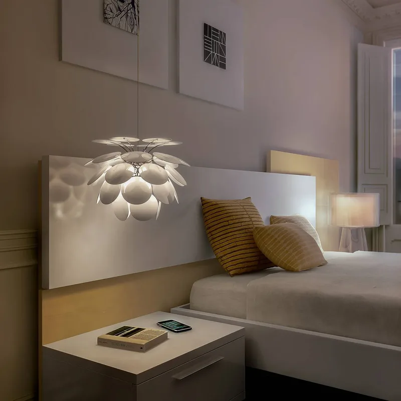 Hanglamp Discocó Ø 35 cm van Marset in Wit – productfoto
