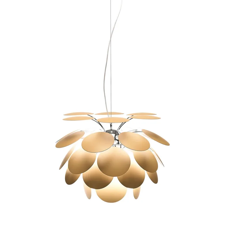 Hanglamp Discocó Ø 53 cm by Marset in Beige mat – product photo