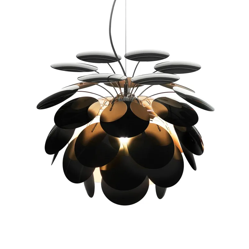 Hanglamp Discocó Ø 68 cm zwart/goud by Marset in Zwart, goud – product photo