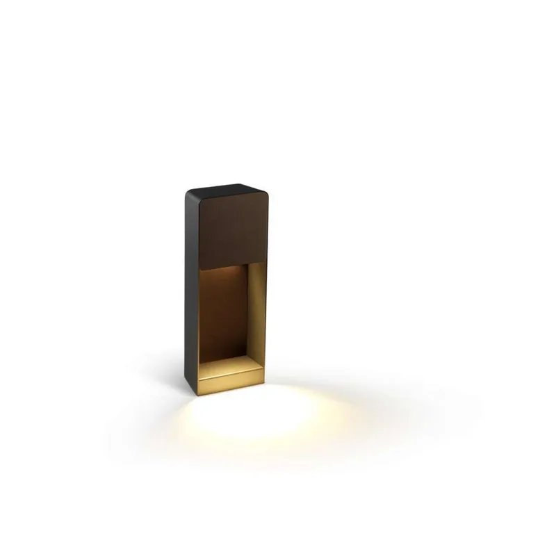 Lab B35 Bollard Graphite Grey/Brown - Marset - Metaal van Marset – productfoto