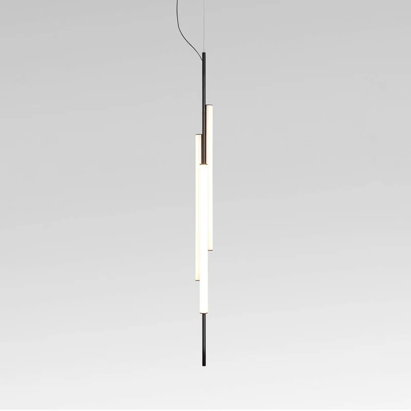 LED hanglamp Ambrosia 130 w/plug-in 2700K van Marset in Zwart – productfoto