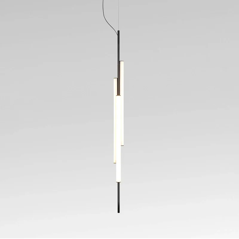 LED hanglamp Ambrosia 130 w/plug-in 3000K van Marset in Zwart – productfoto