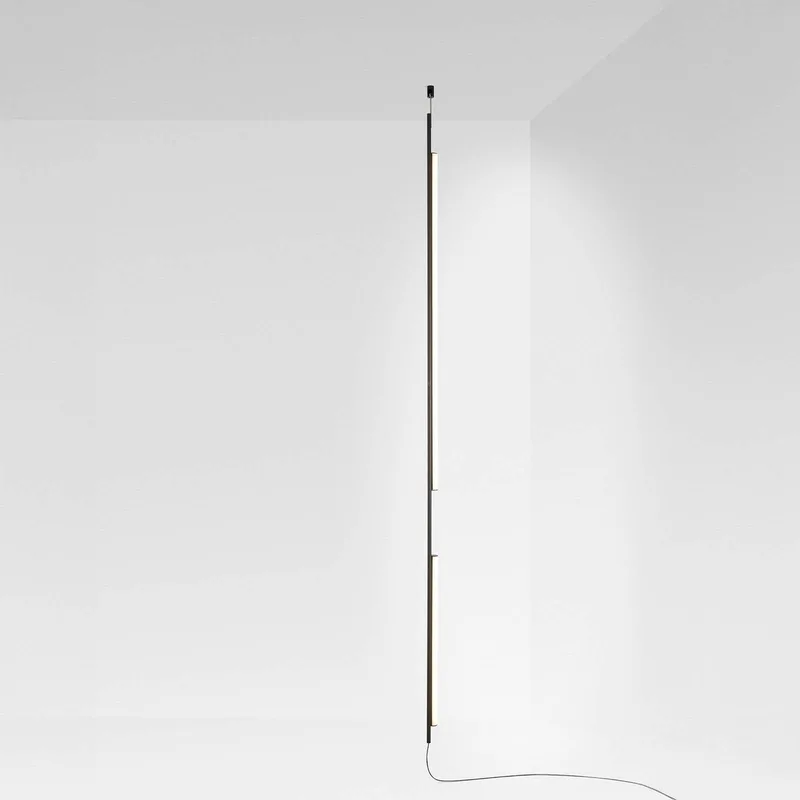 LED hanglamp Ambrosia 235 met stekker 2700K by Marset in Zwart – product photo