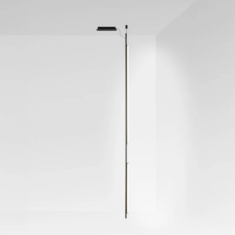 LED hanglamp Ambrosia 235 met stekker 3000 K by Marset in Zwart – product photo