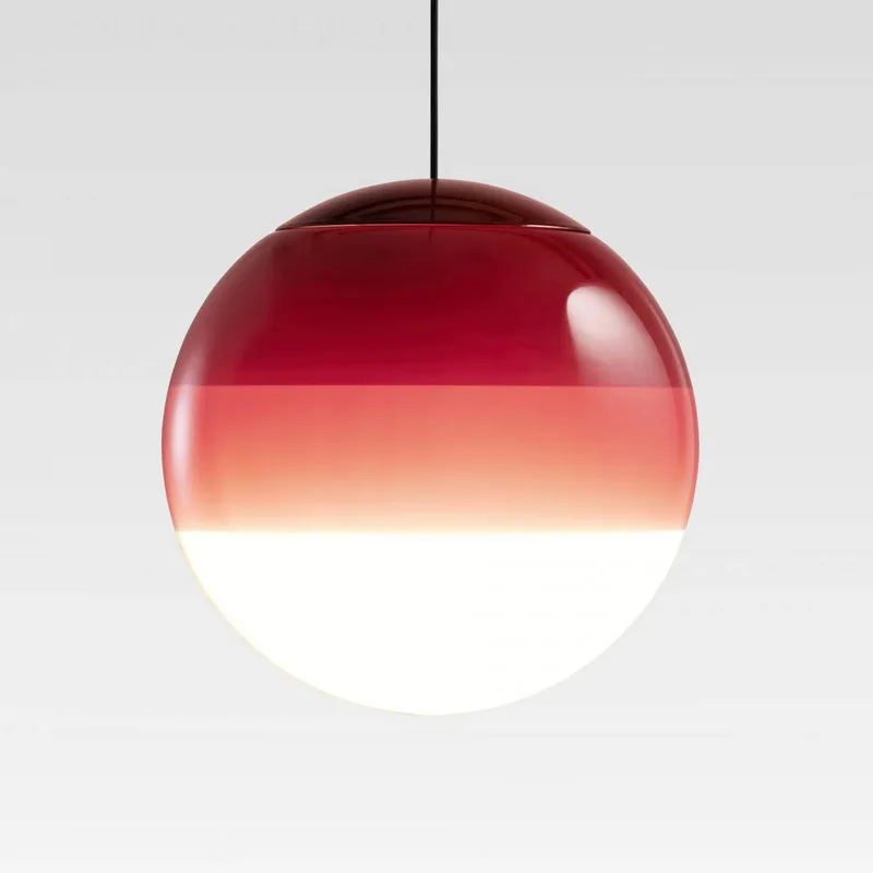 LED hanglamp Dipping Light Ø 30 cm van Marset in Bordeauxrood – productfoto