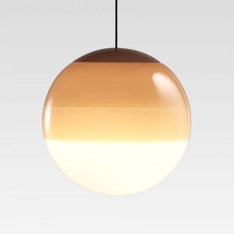 LED hanglamp Dipping Light, Ø 30 cm, crèmekleurig van Marset in Crème – productfoto