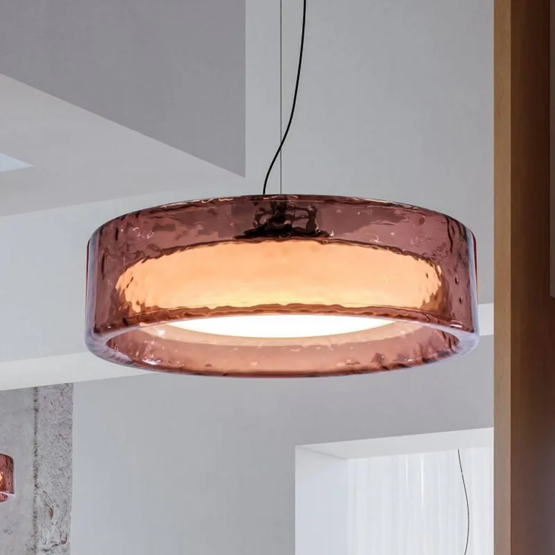 LED hanglamp Ringo, Ø 90 cm, TRIAC kunststof by Marset in Rosé – product photo