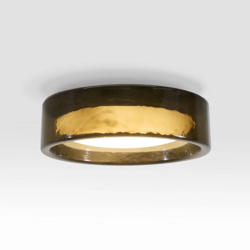 LED plafondlamp Ringo, Ø 70 cm, CCT van Marset in Donker rookgrijs – productfoto