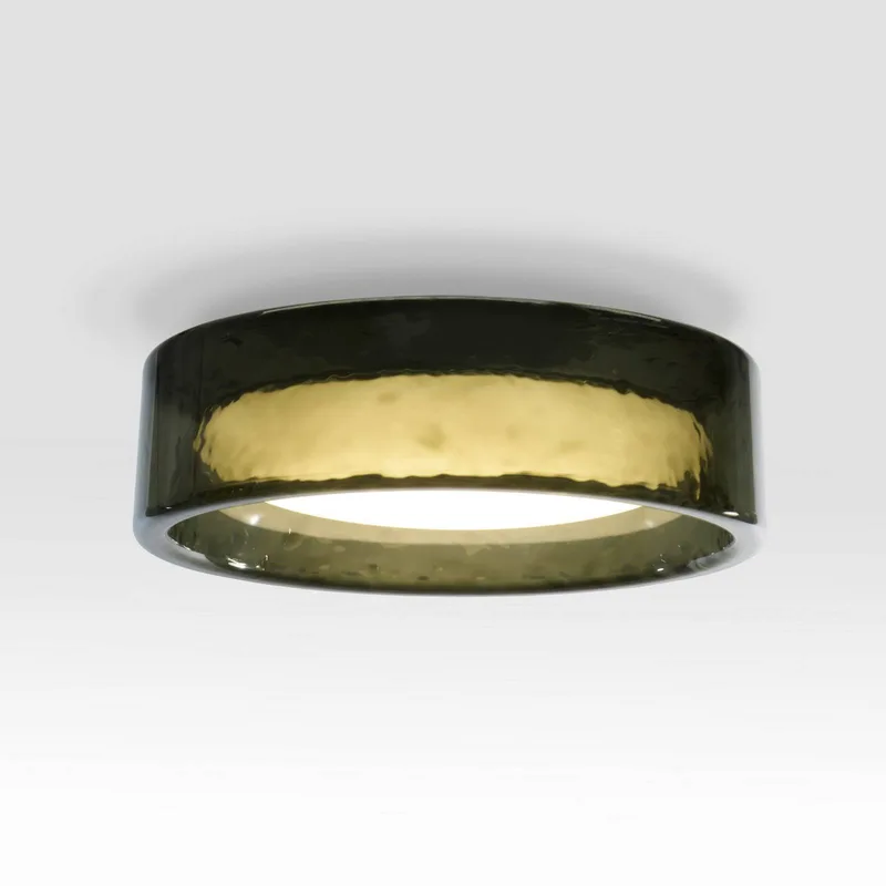 LED plafondlamp Ringo, Ø 70 cm, kunststof, CCT van Marset in Groen – productfoto