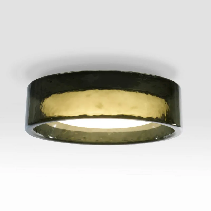 LED plafondlamp Ringo, Ø 90 cm, kunststof, CCT van Marset in Groen – productfoto