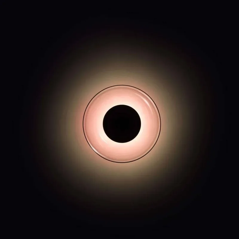 LED wandlamp Aura, Ø 18 cm, aan/uit de Marset en Koper – photo du produit