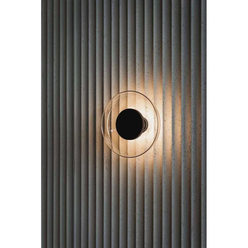 LED wandlamp Aura, Ø 18 cm, aan/uit de Marset en Opaal – photo du produit