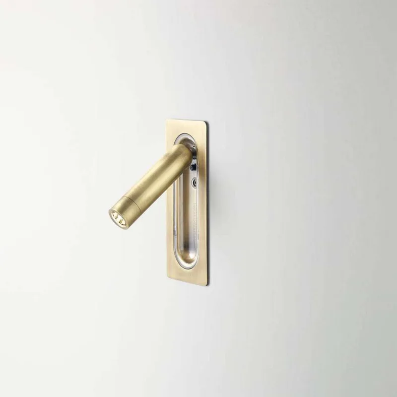 LEDTube RCS + Grid Wandlamp Bronze - Marset - Slaapkamer - Aluminium från Marset – produktbild