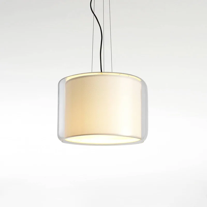 Mercer 44 hanglamp, polyester by Marset in Parelwit – product photo
