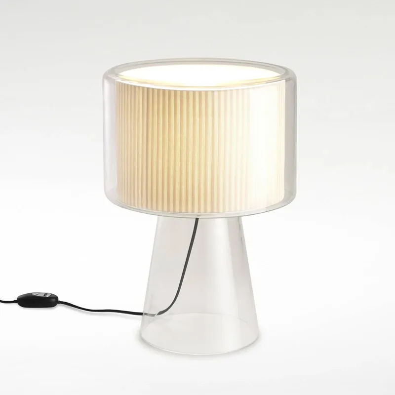 Mercer tafellamp, katoen, Ø 38 cm by Marset in Katoenen natuur – product photo