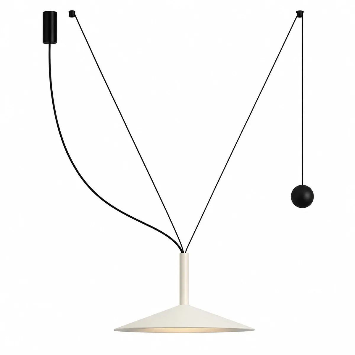 Milana 47 Contragewicht Hanglamp von Marset – Produktfoto