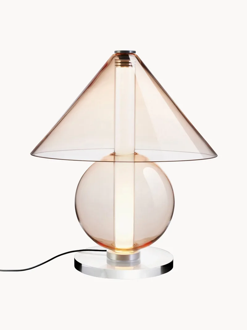 Mondgeblazen LED-tafellamp Fragile, dimbaar van Marset – productfoto