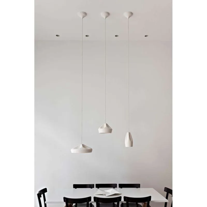 Pleat Box 13 Hanglamp E27 Donker Groen/Goud - Marset - Eetkamer - Keramiek van Marset – productfoto