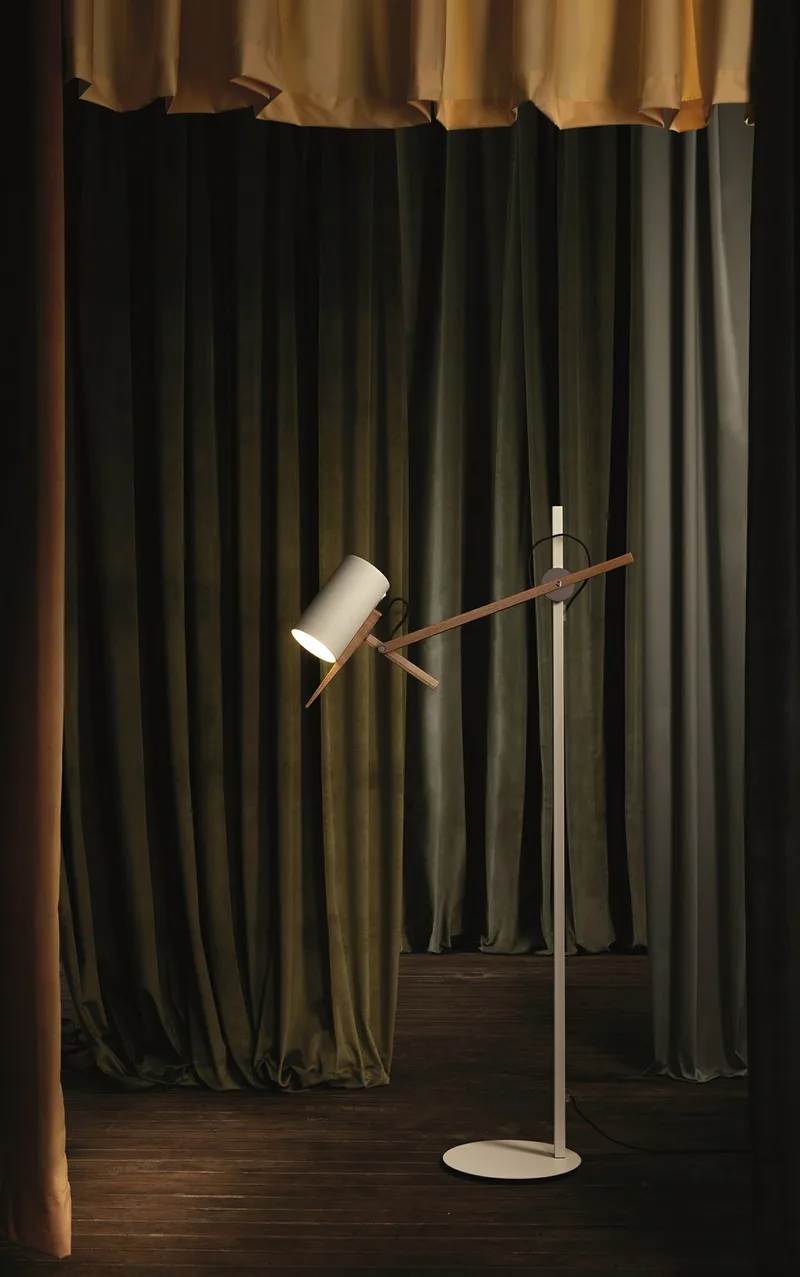 Scantling P73 VloerLamp Wit - Marset - Woonkamer - Metaal by Marset – product photo
