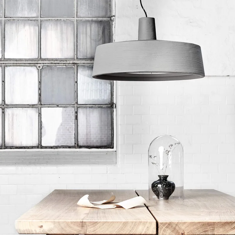 Soho 38 LED Hanglamp Stone Gray - Marset - Kunststof van Marset – productfoto