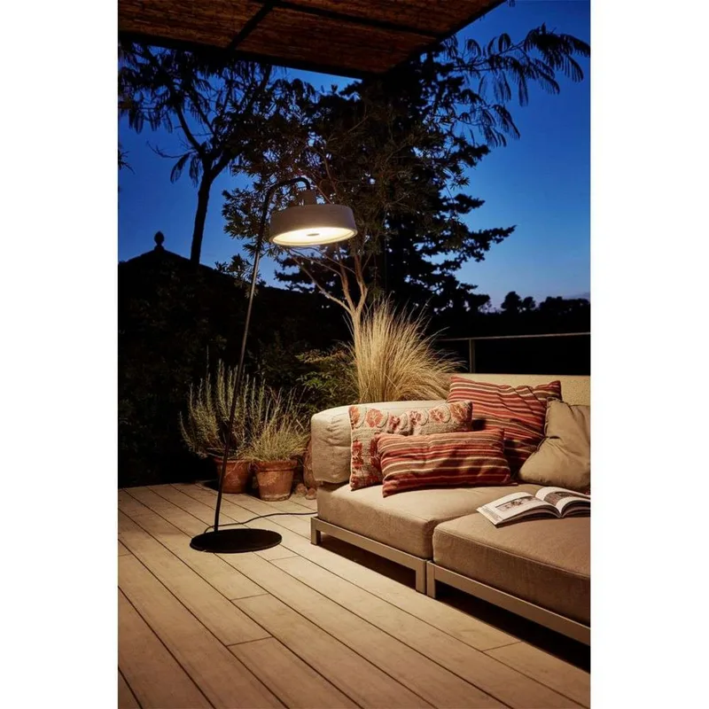 Soho 38 P Buiten Vloerlamp Grey - Marset - Terras - Metaal van Marset – productfoto