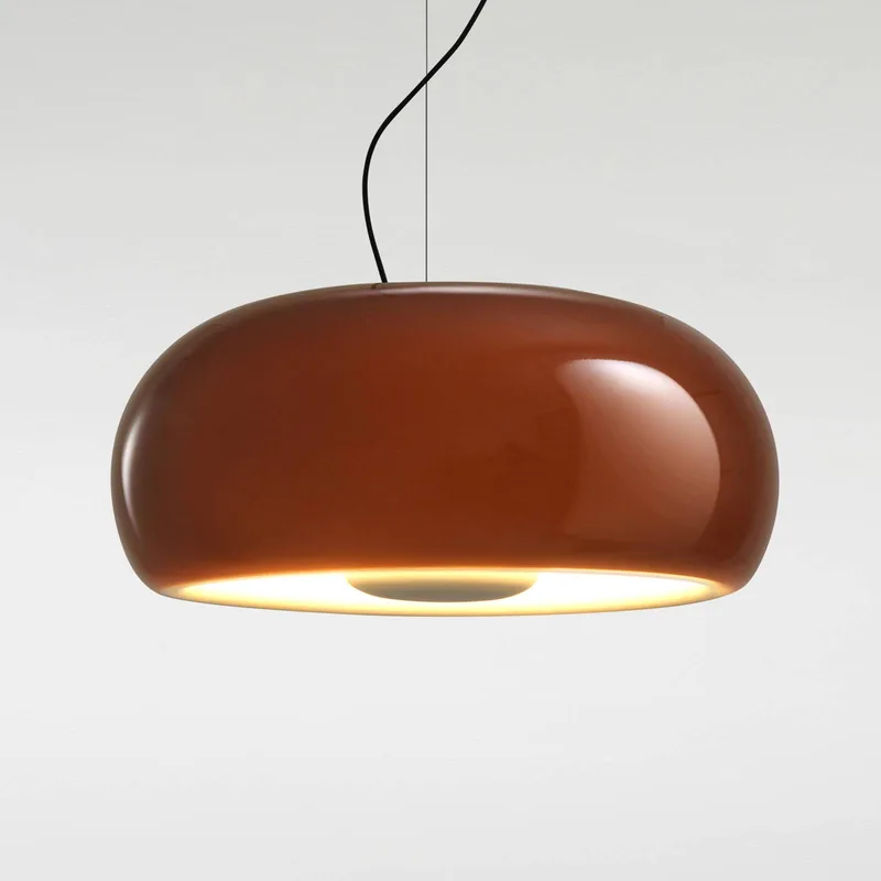 Vetra hanglamp, Ø 43 cm, barnsteen van Marset in Amber – productfoto