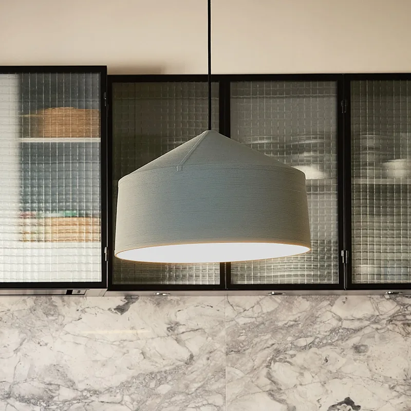 Zenc Hanglamp White - Marset - Woonkamer - Designer - Kunststof - 1 lamp von Marset – Produktfoto