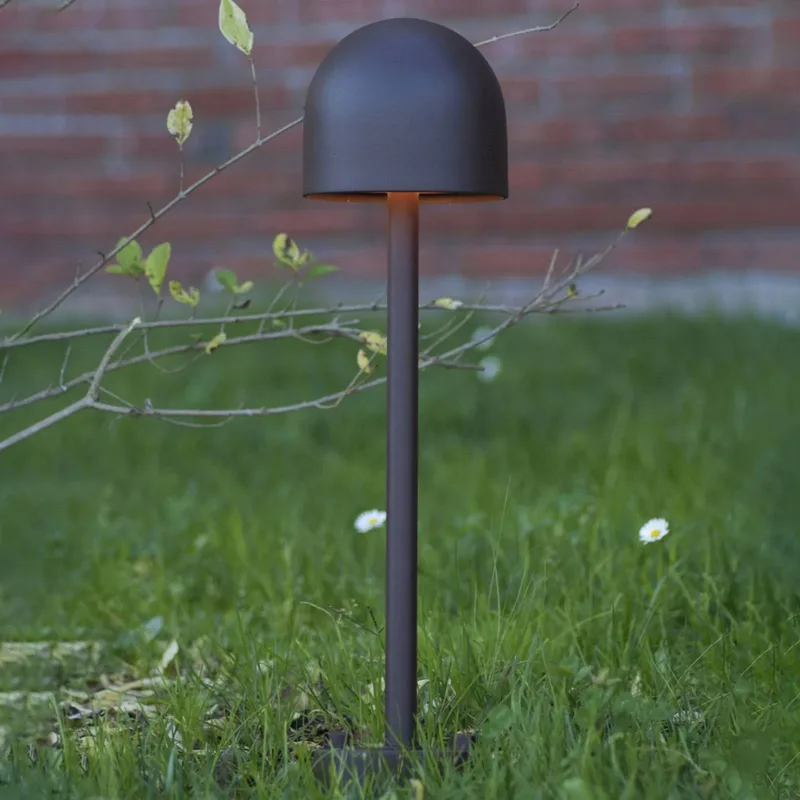 Boleto LED sokkellamp, 35 cm de Martinelli Luce en Roestbruin – photo du produit