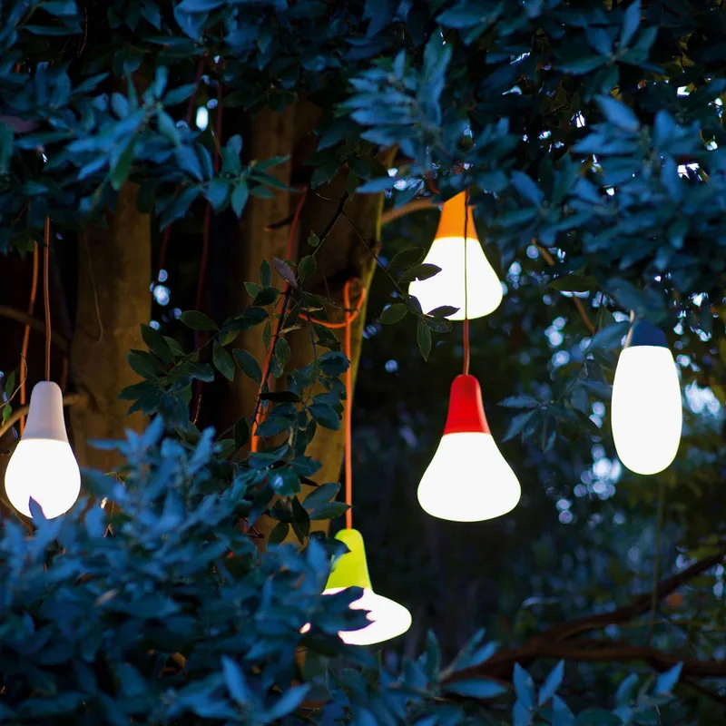 Ciulifruli buiten hanglamp van Martinelli Luce in Rood – productfoto 2 van 5