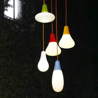Ciulifruli buiten hanglamp van Martinelli Luce in Rood – productfoto 5 van 5