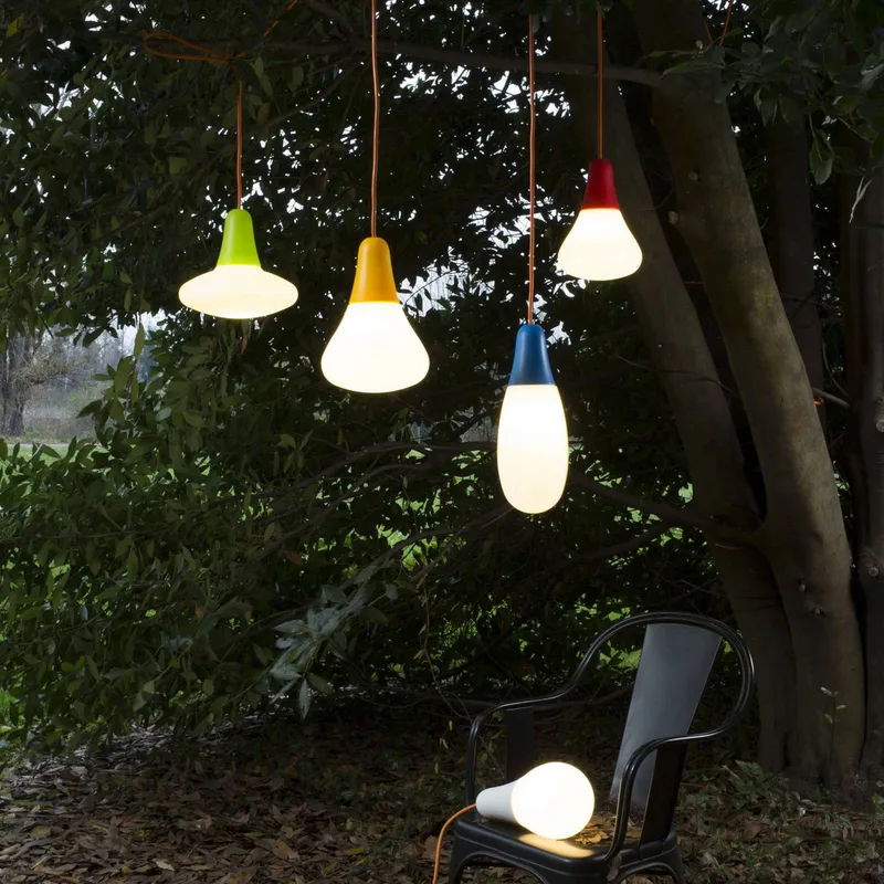 Ciulifruli buiten hanglamp van Martinelli Luce in Rood – productfoto 3 van 5