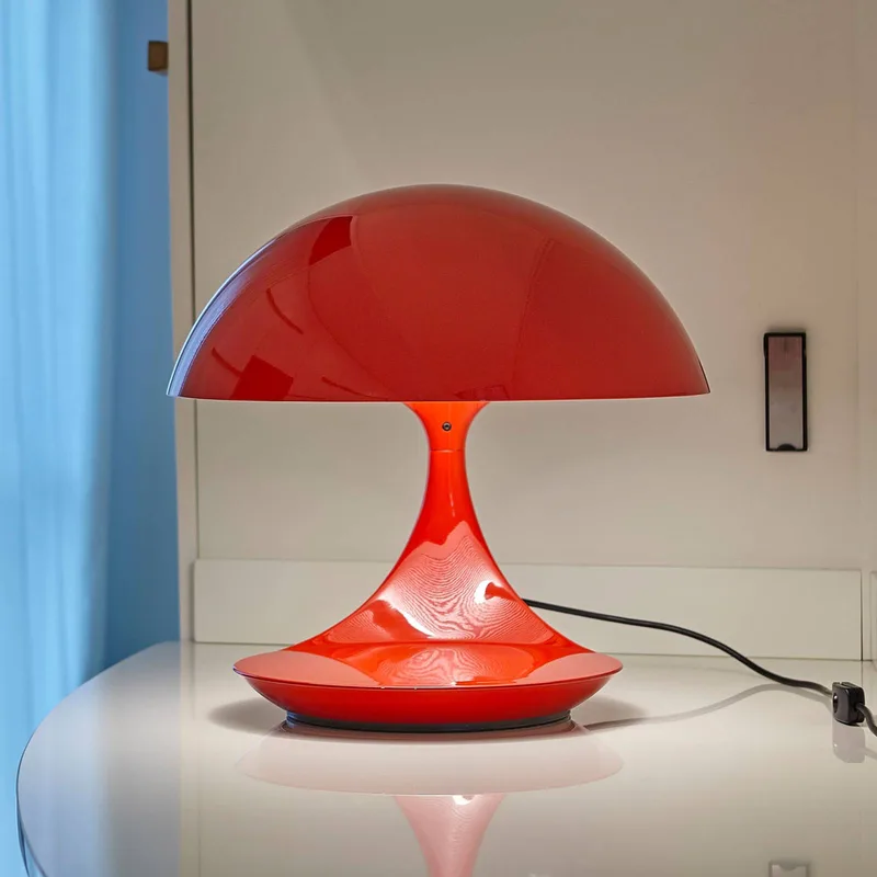 Cobra - Retro tafellamp van Martinelli Luce in Rood – productfoto 2 van 5