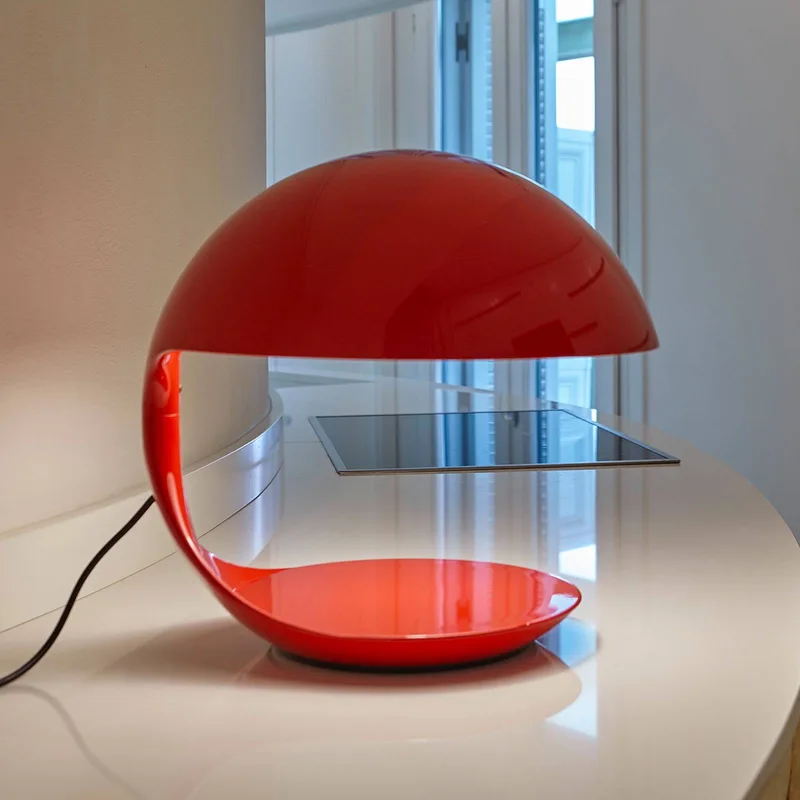 Cobra - Retro tafellamp van Martinelli Luce in Rood – productfoto 3 van 5