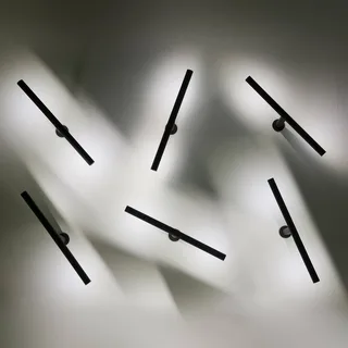 Colibrì wand 2-lamps zwart by Martinelli Luce in Black, Opaal – product photo 5 of 5