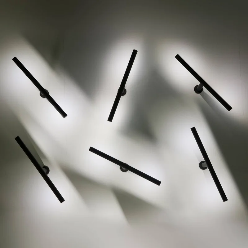 Colibrì wand 2-lamps zwart by Martinelli Luce in Black, Opaal – product photo 5 of 5