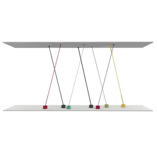 Elastica band-vloerlamp by Martinelli Luce in Light blue – product photo 3 of 5
