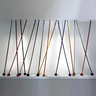 Elastica vloerlamp als band by Martinelli Luce in Yellow – product photo 2 of 5