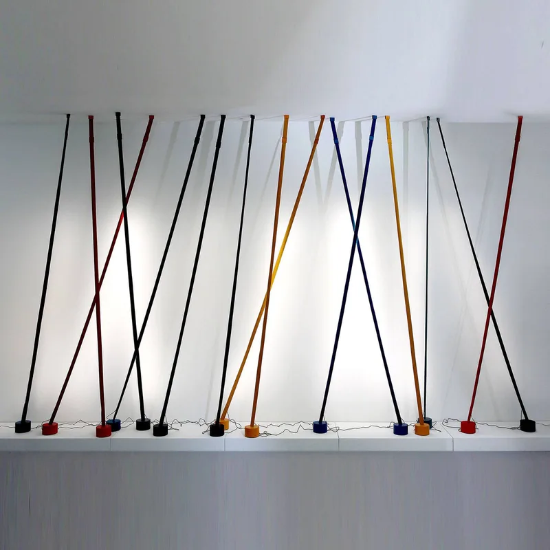 Elastica vloerlamp als band by Martinelli Luce in Yellow – product photo 2 of 5