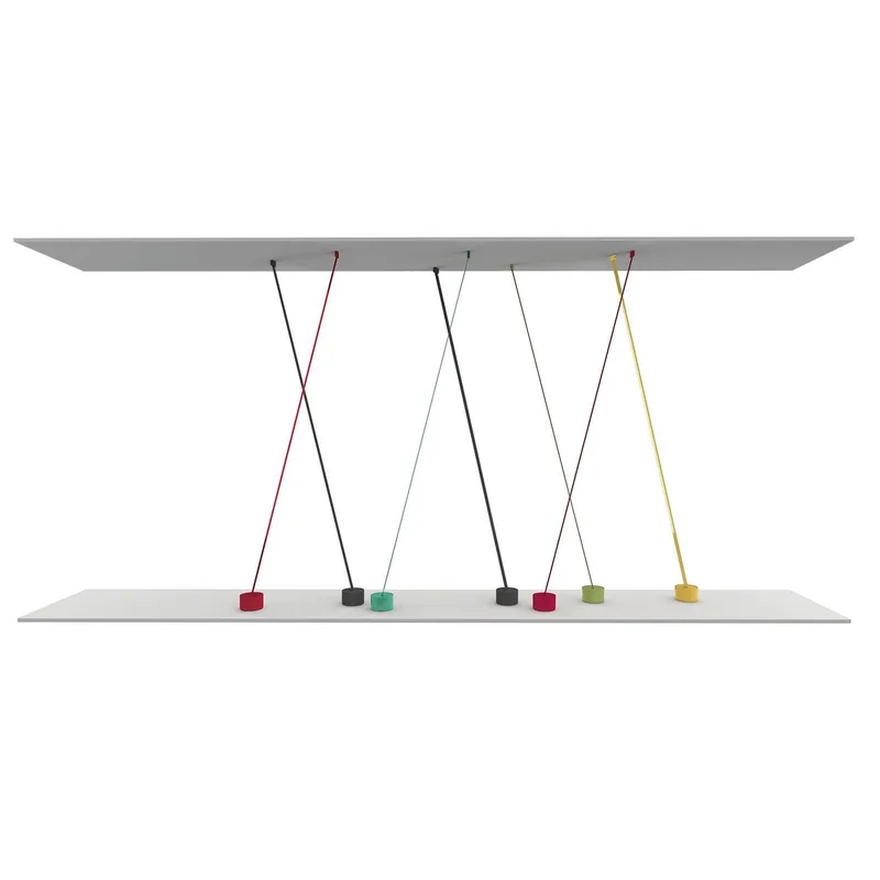 Elastica vloerlamp als band by Martinelli Luce in Yellow – product photo 3 of 5