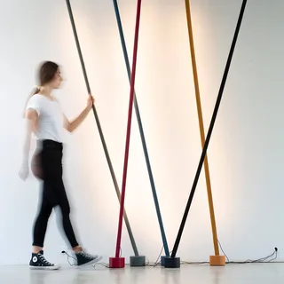 Elastica vloerlamp als band by Martinelli Luce in Yellow – product photo 5 of 5