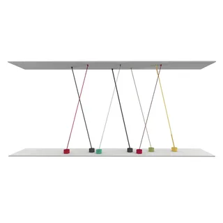 Elastica vloerlamp als band by Martinelli Luce in Red – product photo 3 of 5