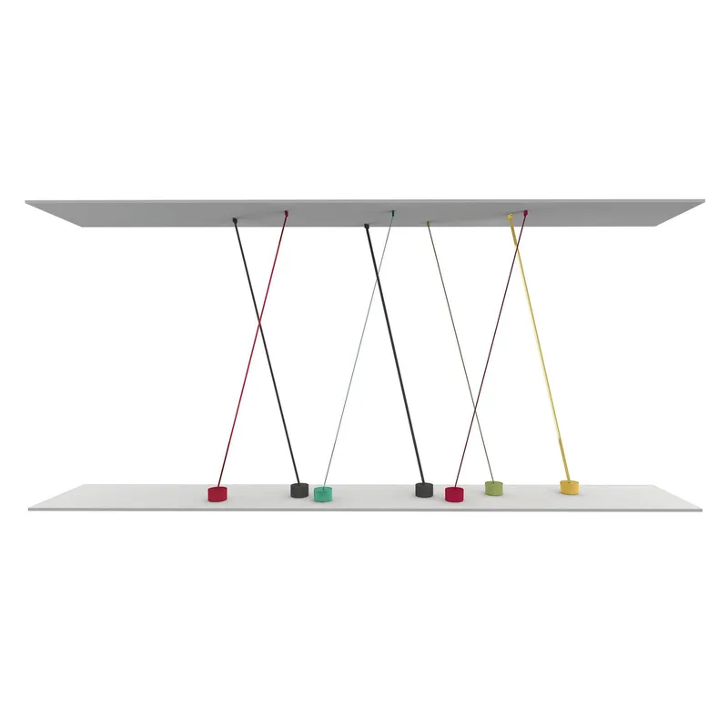 Elastica vloerlamp als band by Martinelli Luce in Red – product photo 3 of 5